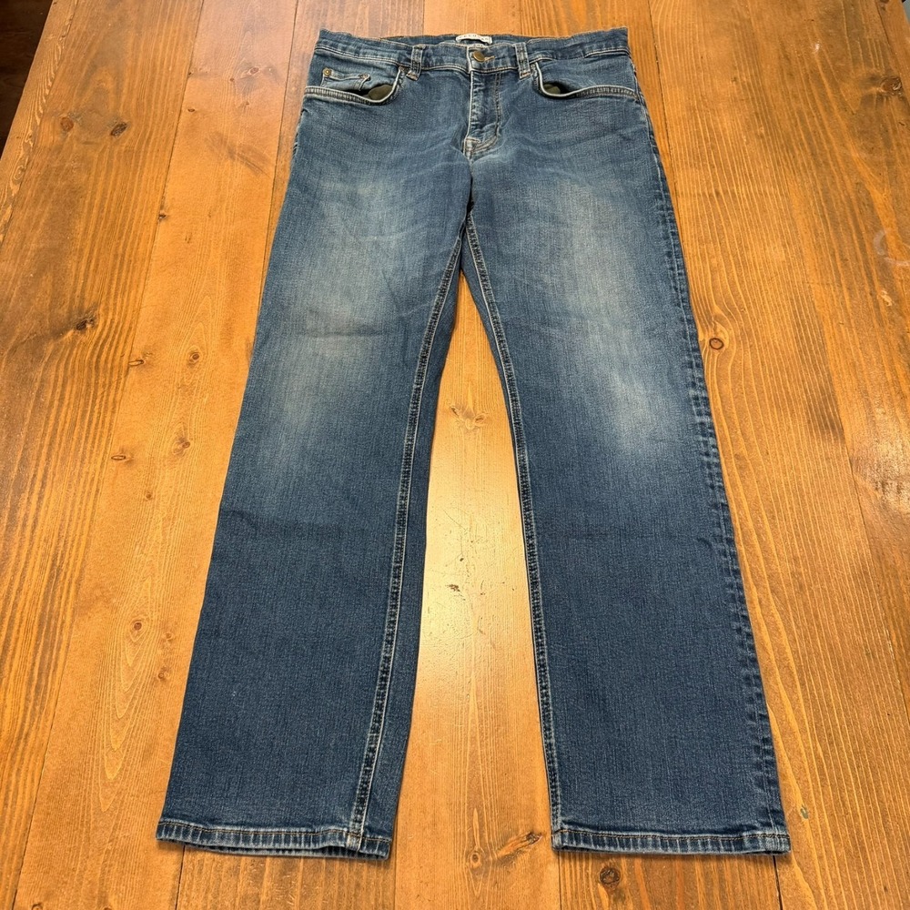 Tecovas Mens Slim Denim Jeans 34x30 Medium Wash Stretch Western Cowboy